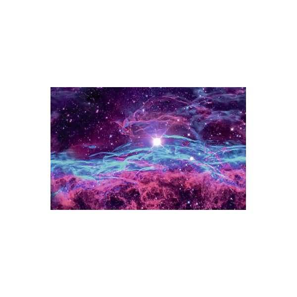 Bastel-Schultüte 70cm mit Filzmanchette Nebula