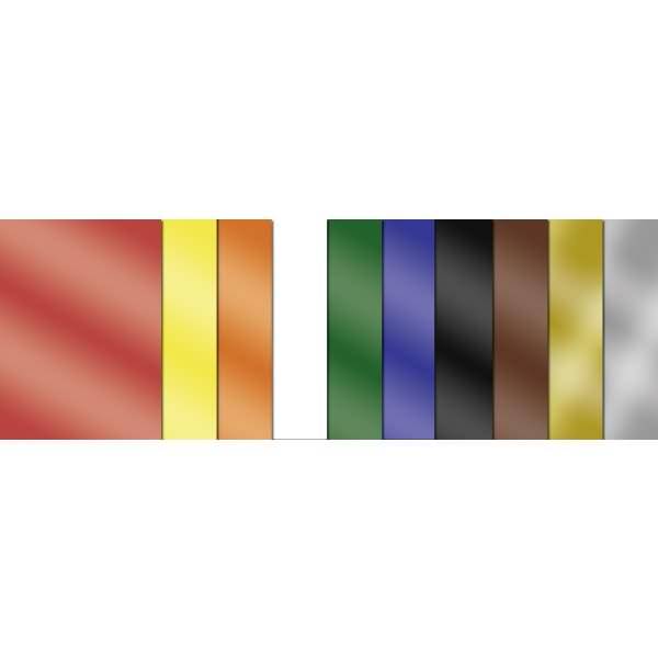 Glanzpapier Bastelmappe 80g/qm 23x33cm gummiert VE=10 Farben