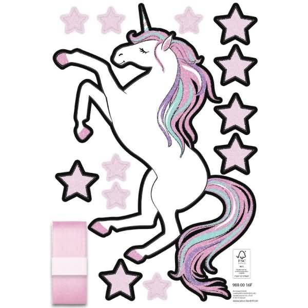 Deko-Set für Schultüten easy line Unicorn