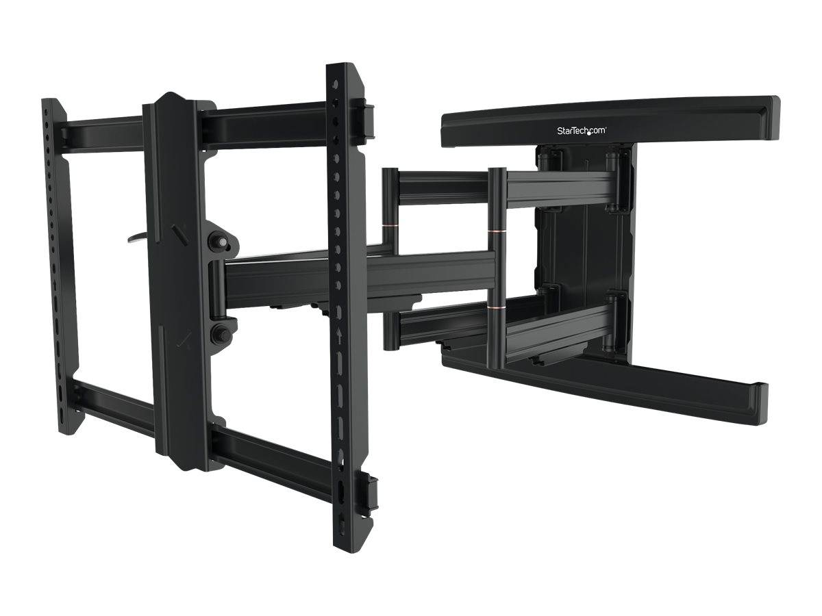 StarTech.com TV Wall Mount supports up to 100 inch VESA Displays, Low Profile Full Motion TV Wall Mount for Large Displa
