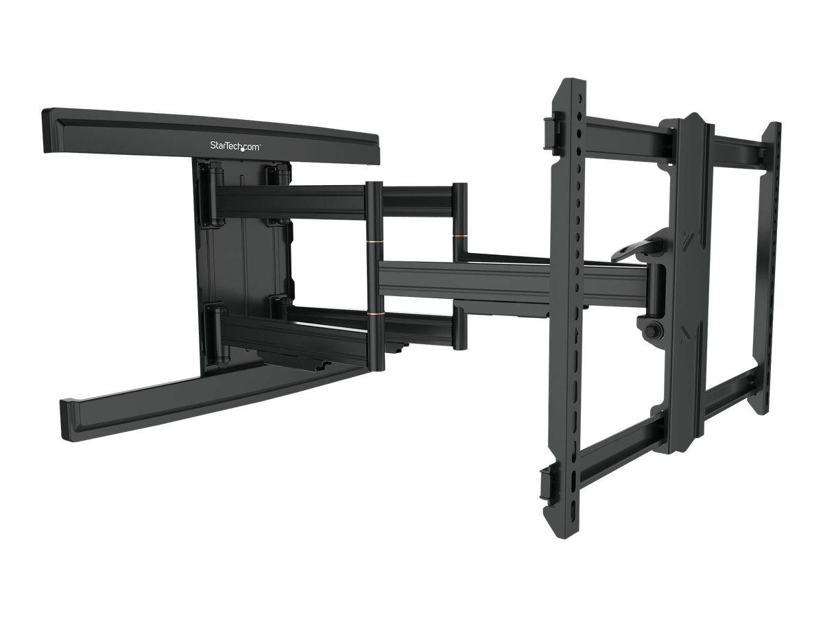StarTech.com TV Wall Mount supports up to 100 inch VESA Displays, Low Profile Full Motion TV Wall Mount for Large Displa