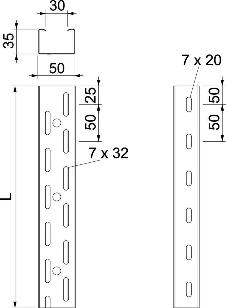 OBO Bettermann Kabelrinne RKS RKS 305 FS