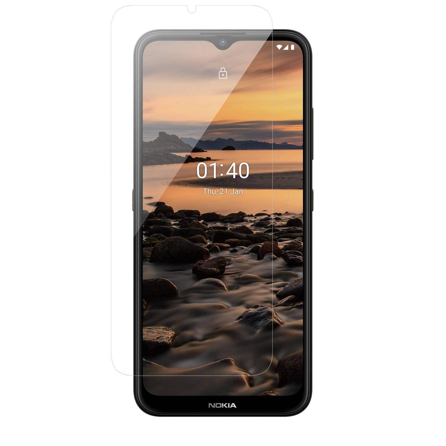 cofi1453 Schutzglas 9H kompatibel mit Nokia 1.4 Displayschutzfolie Schutzfolie Passgenau Glas