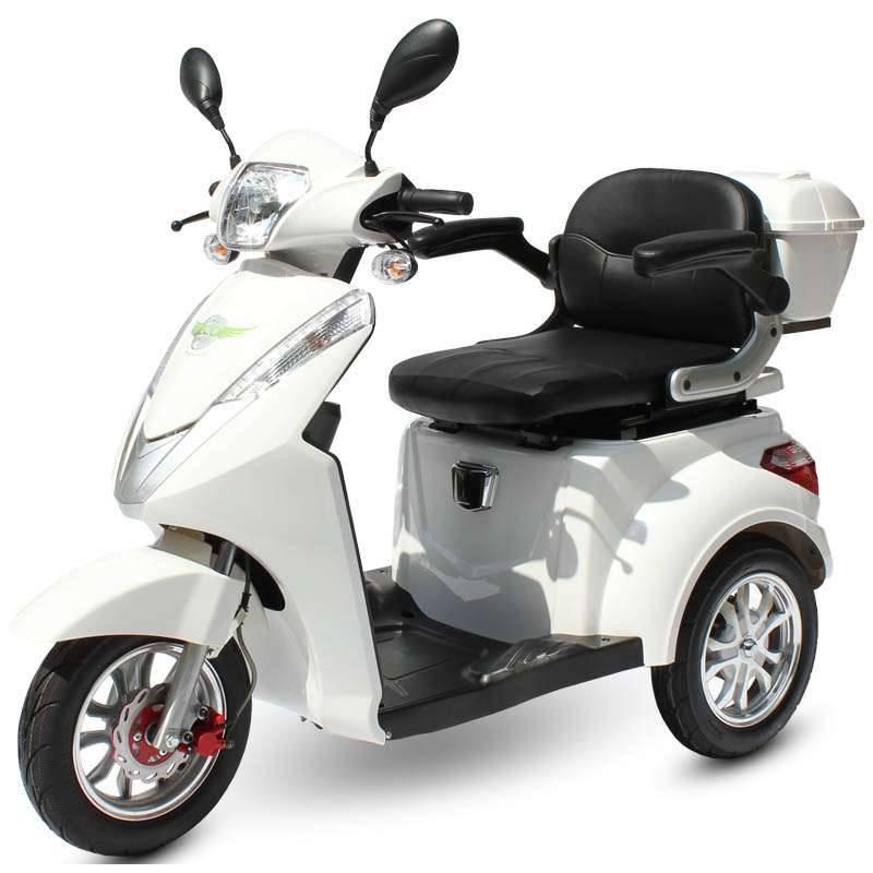 ECO ENGEL 501 Weiß 30 Ah Li-Io Akku Senioren Roller 25 km/h Seniorenmobil