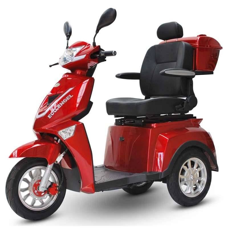 ECO ENGEL 504 Rot Elektromobil mit Herausnehmbarem Li-Io Akku 20 Ah 25 km/h 1000 Watt Seniorenmobil
