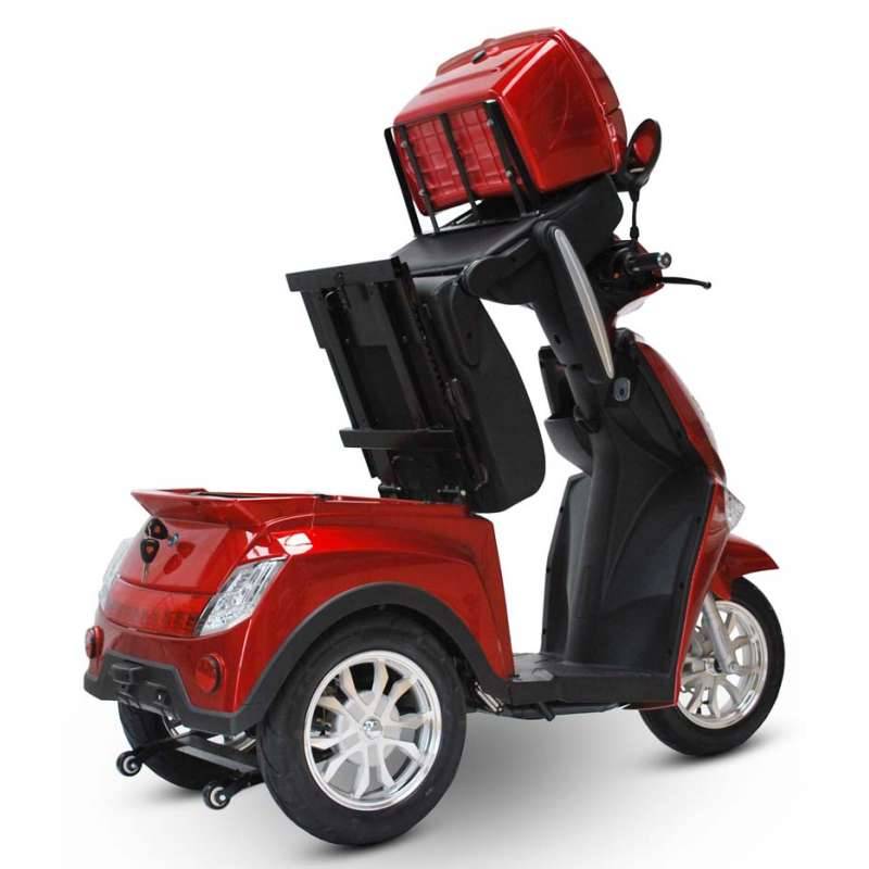 ECO ENGEL 504 Rot Elektromobil mit Herausnehmbarem Li-Io Akku 20 Ah 25 km/h 1000 Watt Seniorenmobil