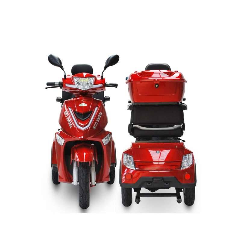 ECO ENGEL 504 Rot Elektromobil mit Herausnehmbarem Li-Io Akku 30 Ah 25 km/h 1000 Watt Seniorenmobil