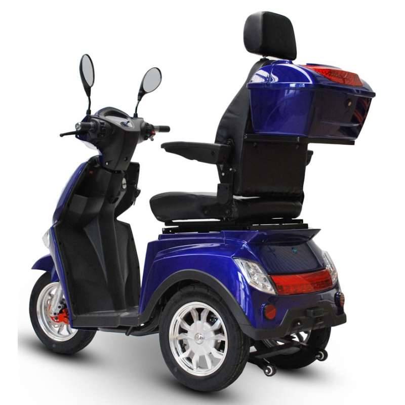 ECO ENGEL 504 Blau Elektromobil mit Herausnehmbarem Li-Io Akku 30 Ah 25 km/h 1000 Watt Seniorenmobil