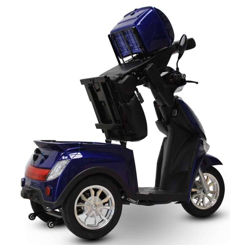 ECO ENGEL 504 Blau Elektromobil mit Herausnehmbarem Li-Io Akku 30 Ah 25 km/h 1000 Watt Seniorenmobil