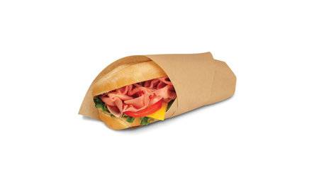 Fettabweisendes braunes Kraftpapier mit Spender - Maße: 30 x 30 cm - 1000 Stück