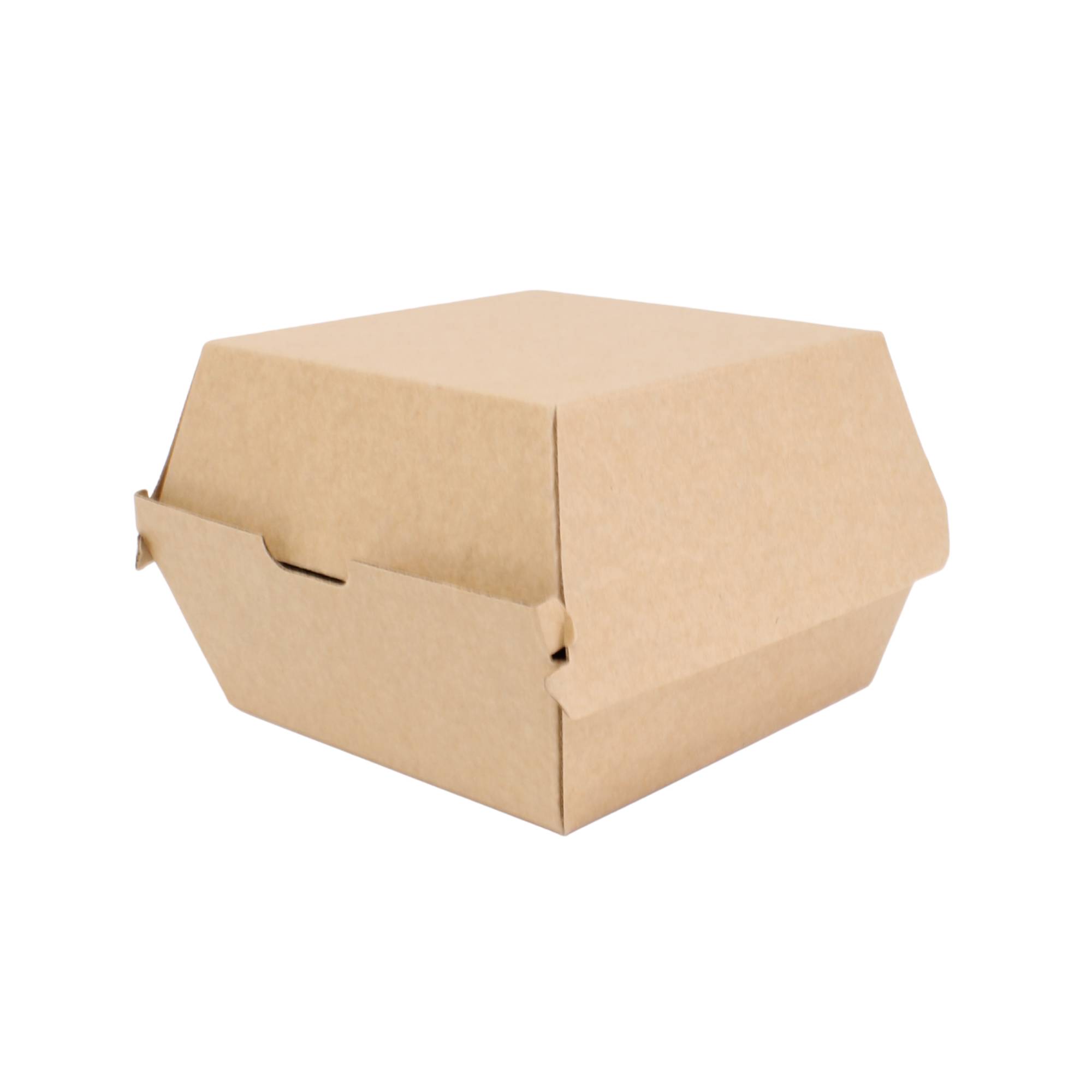 Take-Away Behälter aus Wellpappe, kraft, biologisch abbaubar,  105x102mm h 83mm - 260 Stück