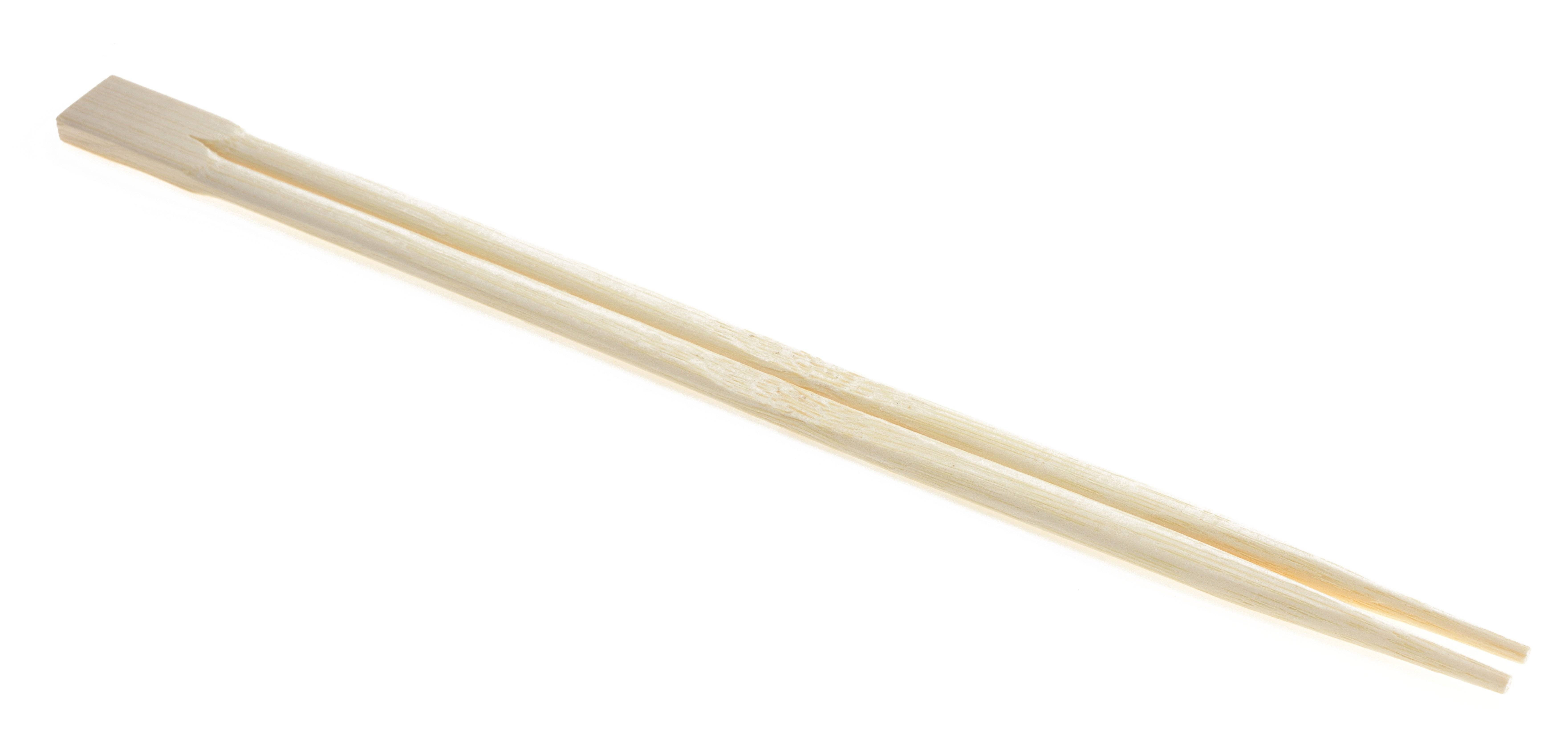 Essstäbchen aus Bambus, 230 mm, einzeln verpackt - 100 Stück