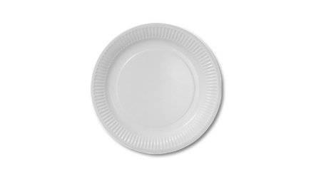 Teller aus Pappe + PE-Beschichtung Ø 18 cm - Durchmesser: 18 cm - 100 Stück