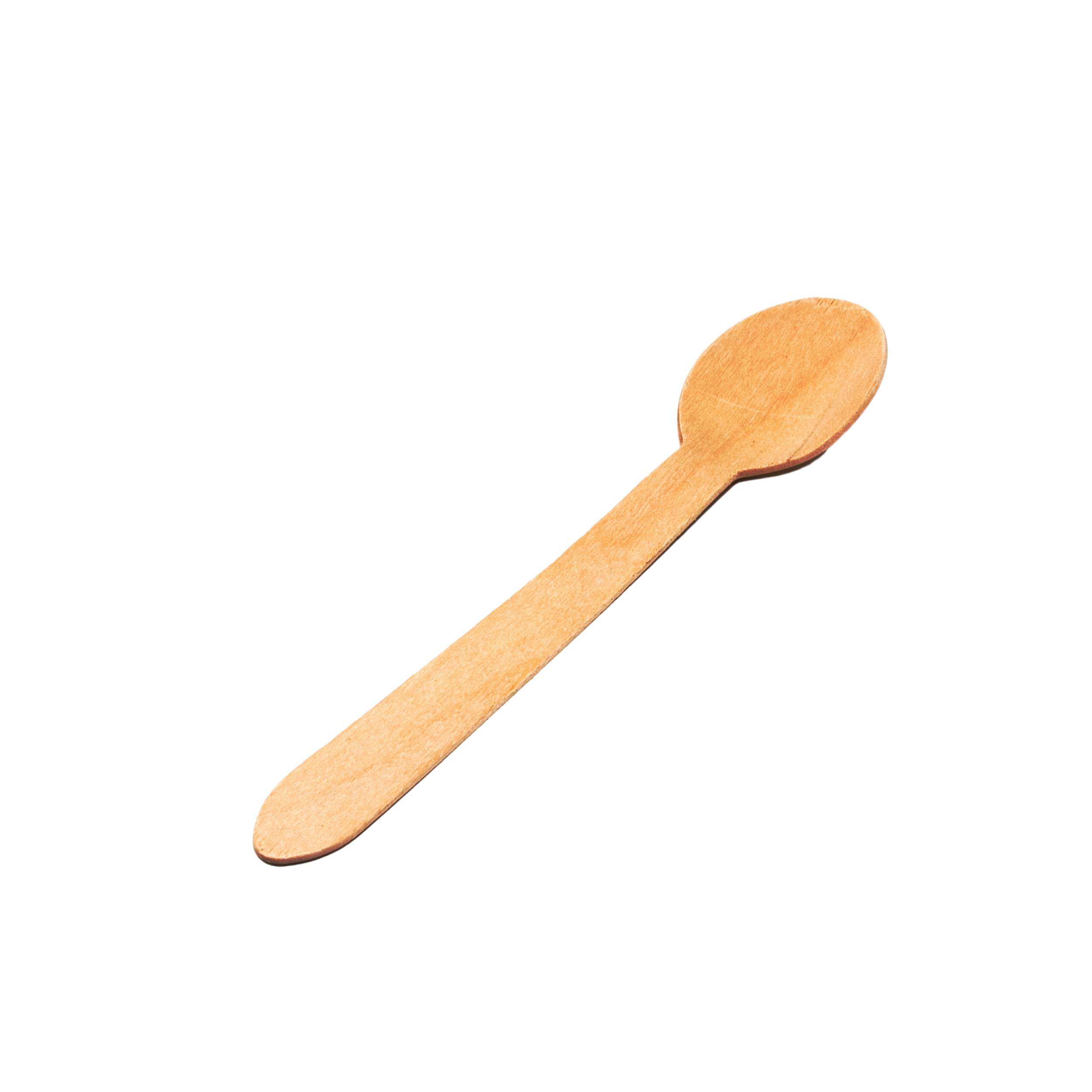 Löffel aus Holz 16 cm - Verpackung: 100 St. im Pack