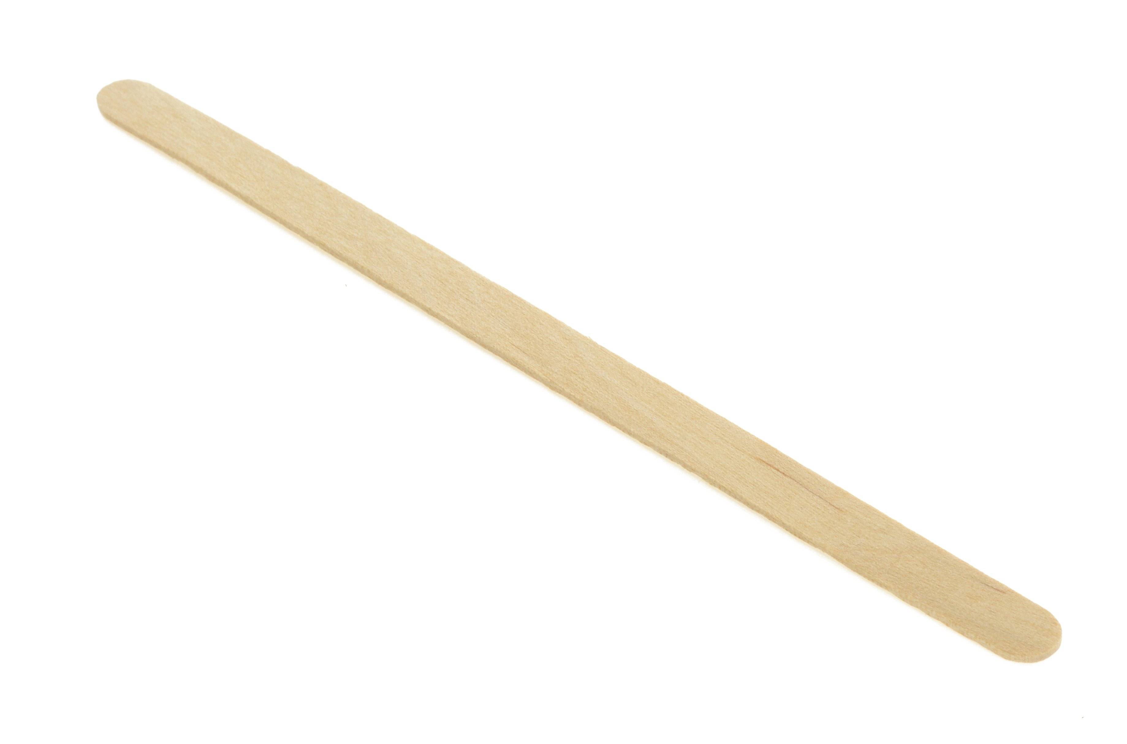 Rührstäbchen aus Holz für Kaffee, 115 x 6 x 1,1 mm - Verpackung: 1000 Stück/Spenderbox
