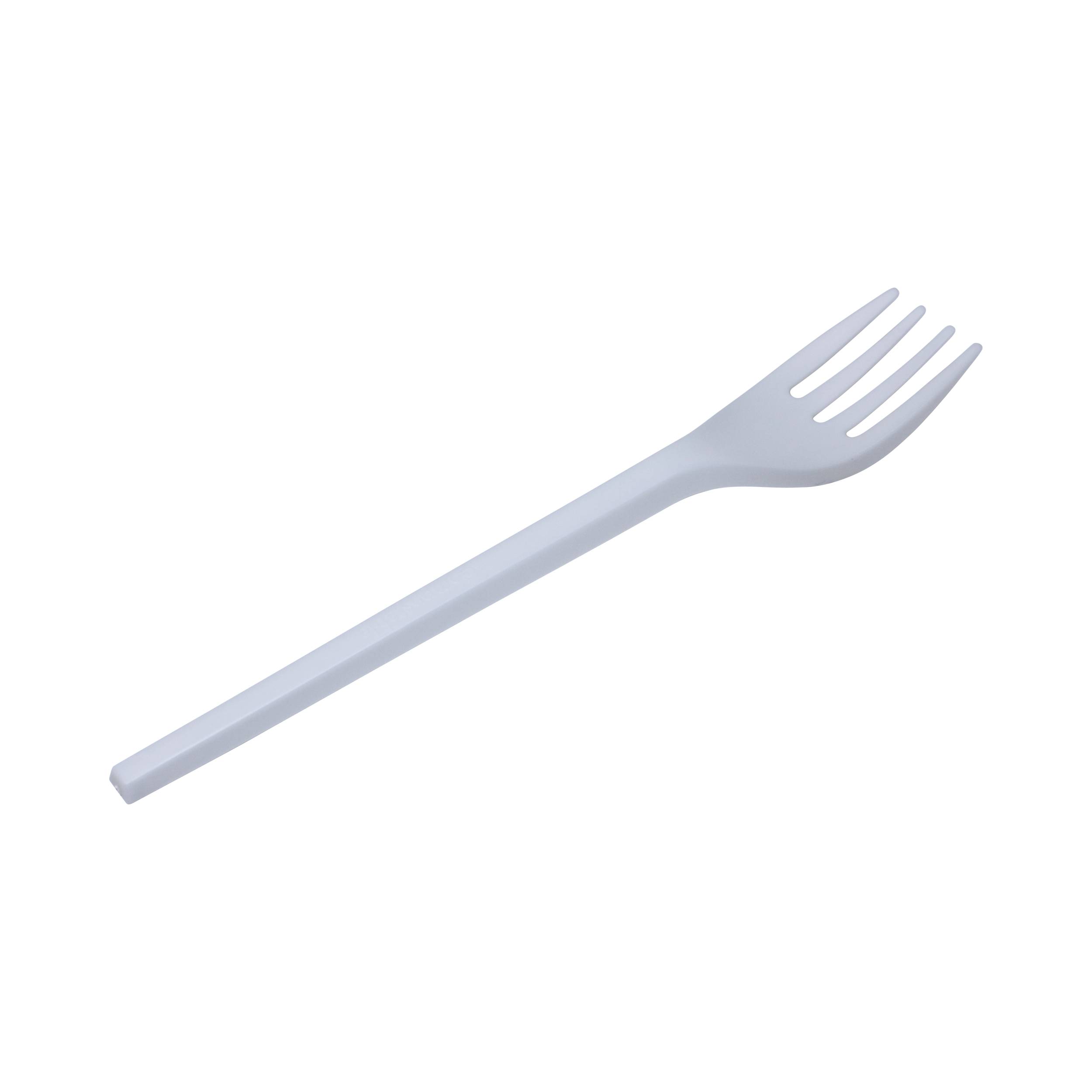 Gabel aus Bio-Plastik CPLA, kompostierbar, 171 mm - Typ: Gabel - 50 Stück