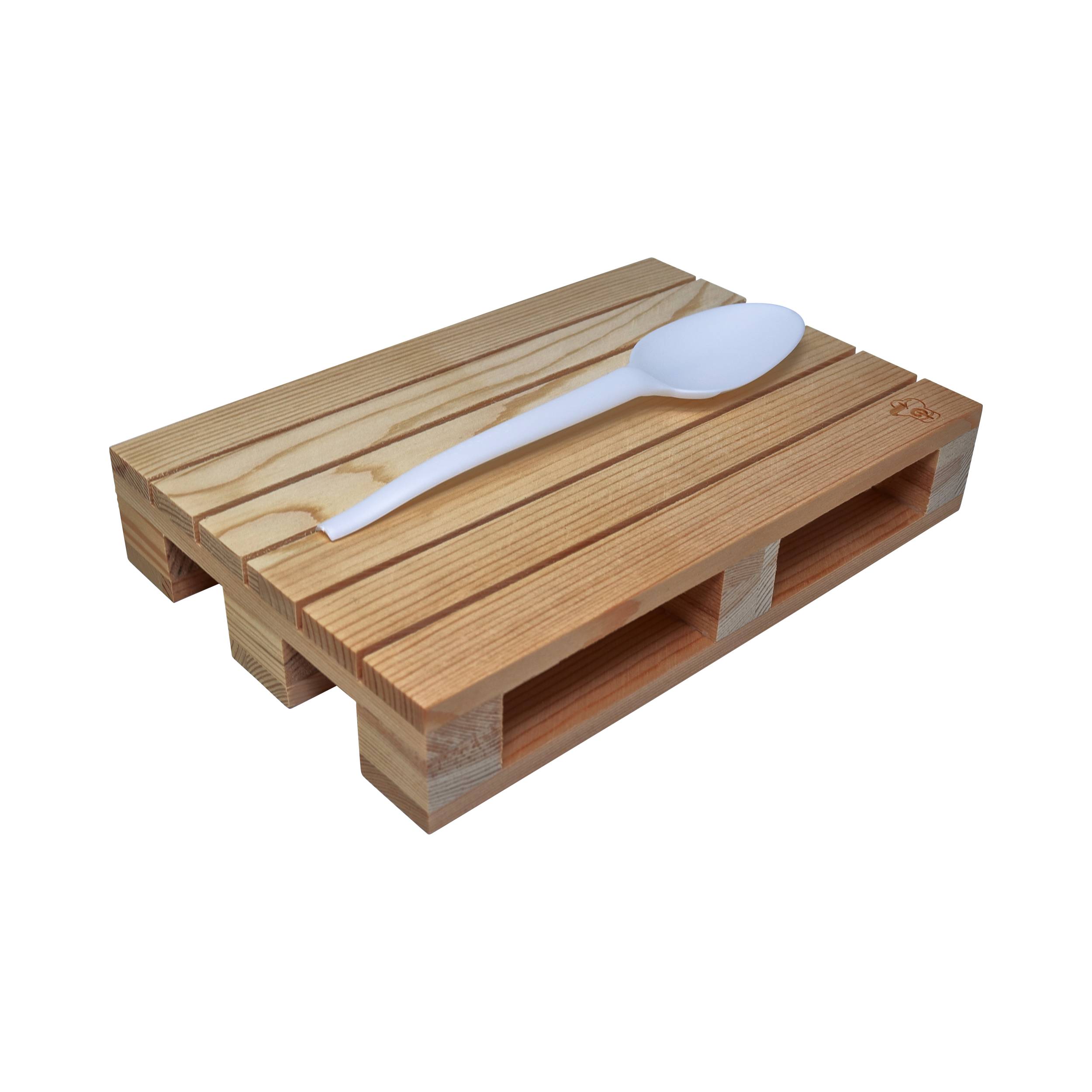 Löffel aus Bio-Plastik CPLA, kompostierbar, 165 mm - Typ: Löffel - 50 Stück