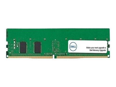 Grüner Dell-Computerspeichermodul (RAM) horizontal auf weißem Hintergrund dargestellt.