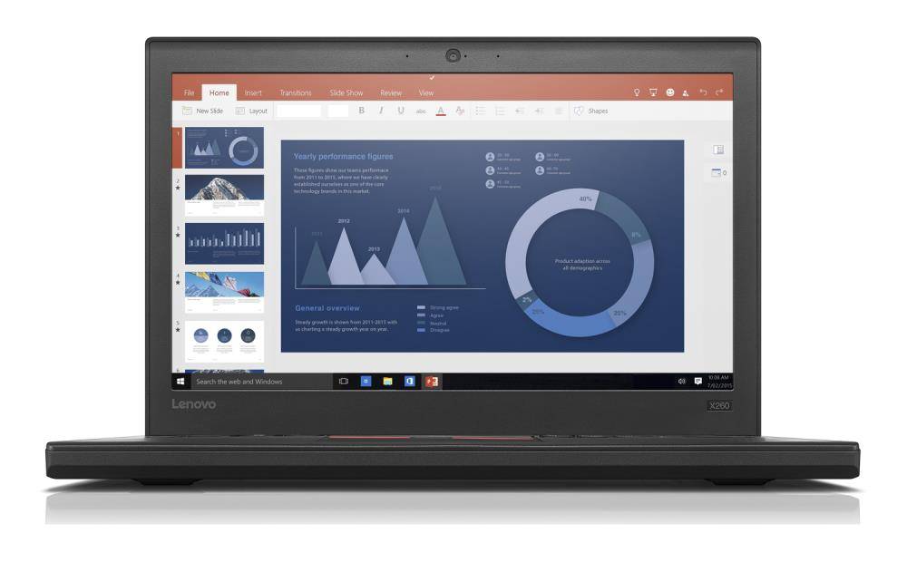 Lenovo ThinkPad X260 i7-6600U 4GB 180GB SSD HD WLAN BT Webcam Win 10 Pro