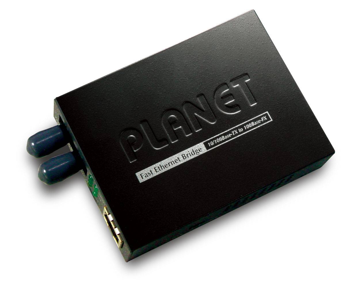 PLANET FT-801 - Medienkonverter - 100Mb LAN - 10Base-T, 100Base-FX, 100Base-TX