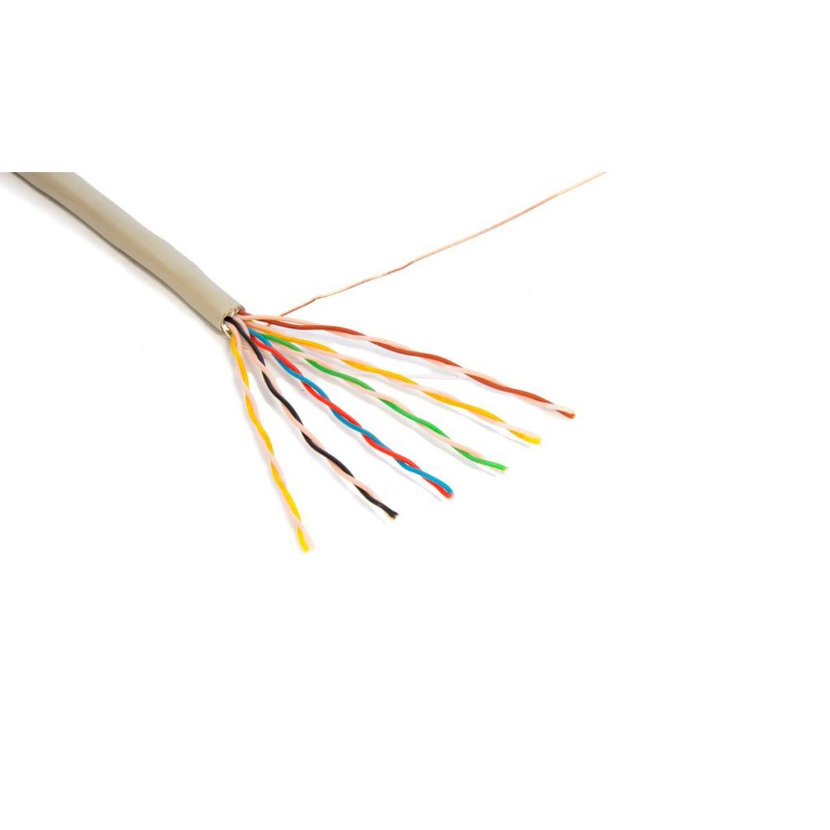 PremiumX 100m Telefonkabel 6x2x0,6mm J-Y(ST)Y Telefonleitung 12-Adern rund Fernmeldekabel Installationsleitung Verlegekabel (0,35€/M)