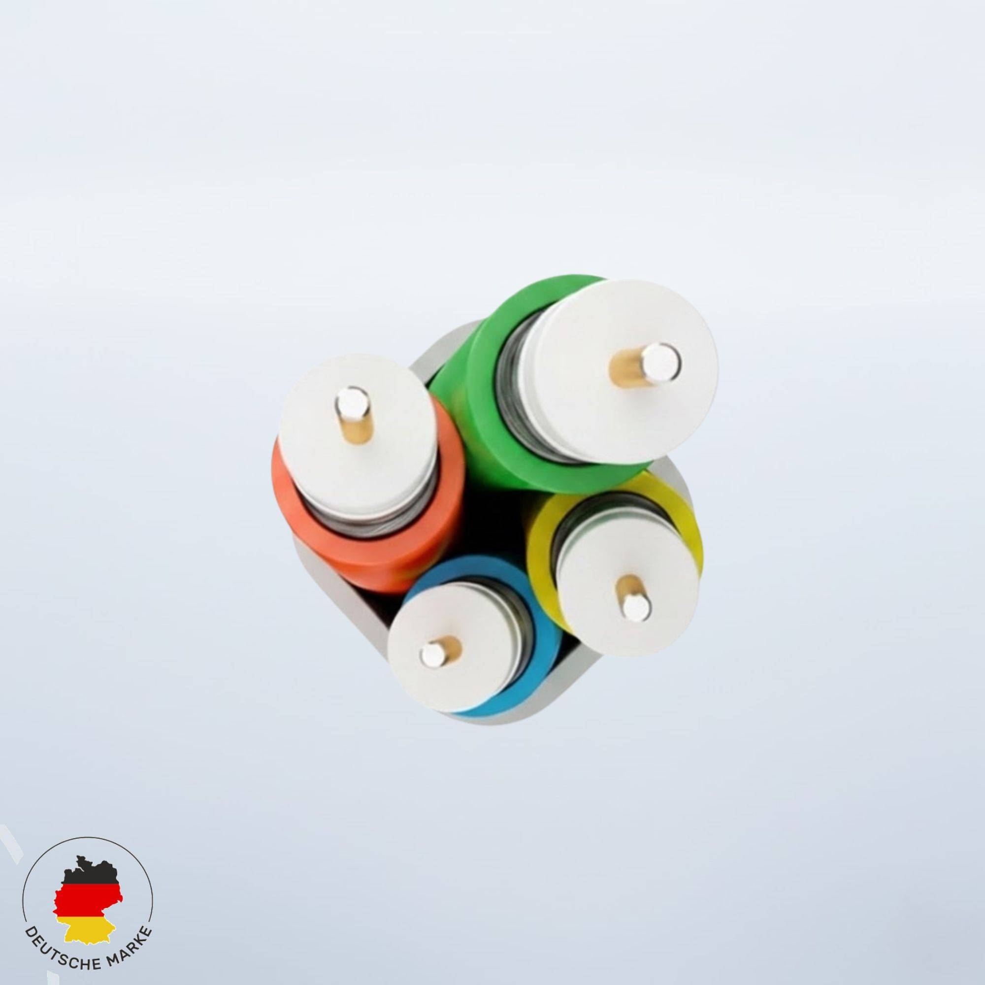 PremiumX 25m Quattro Quad Kabel 4in1 SAT Koaxialkabel 4-Fach Weiß Antennenkabel 90dB 2-fach geschirmt Digital 4K 8K UHD DVB-S2 für LNB Multischalter