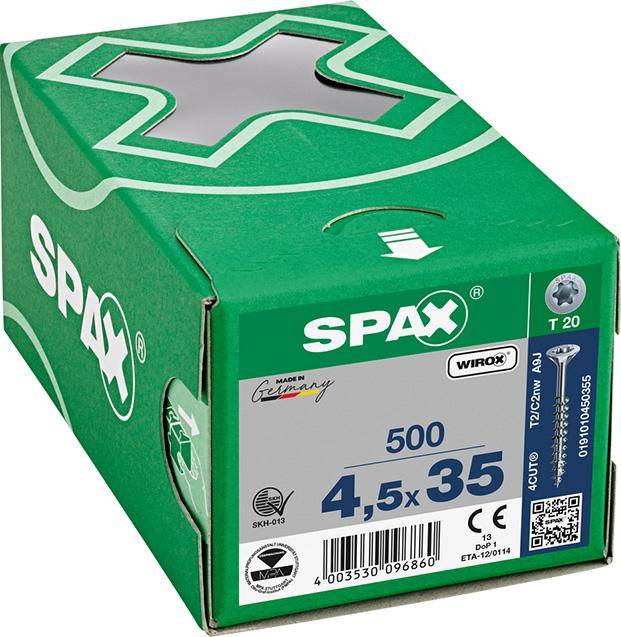 SPAX SeKo T-STAR+ 4,5 x 35/25 Wirox HP