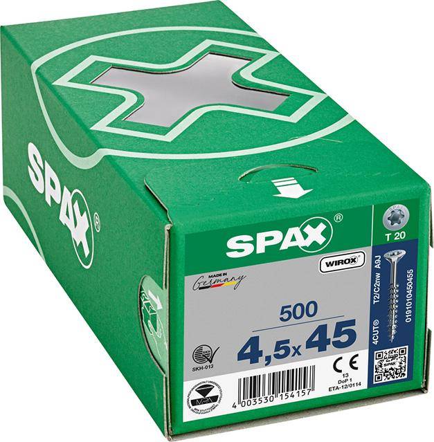 SPAX SeKo T-STAR+ 4,5 x 45/30 Wirox HP