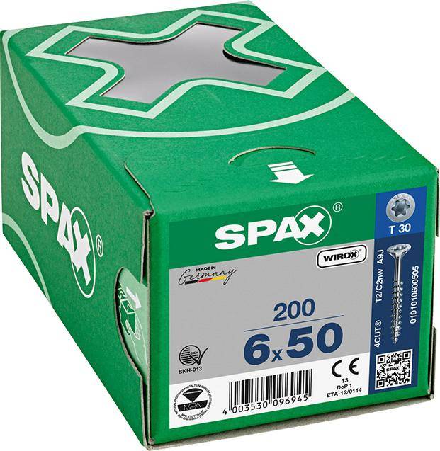 SPAX SeKo T-STAR+ 6,0 x 50/32 Wirox HP