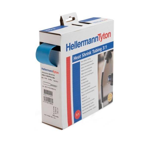 5 Stk. HellermannTyton Warmschrumpfschlauch HIS-3-9/3-POX-GNYE