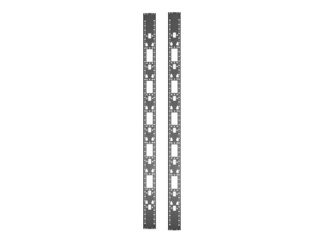 APC Easy Rack - Rack-Zubehörkanal (vertikal) - Schwarz - 48U (Packung mit 2)