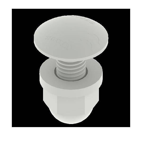 Unex Schrauben M8x20 grau 66809-48