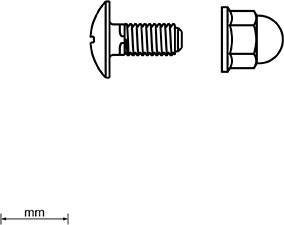 Unex Schrauben M8x20 grau 66809-48