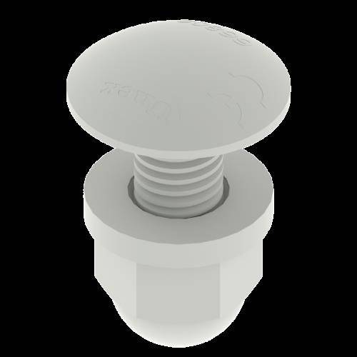 Unex Schrauben M8x20 grau 66809-48