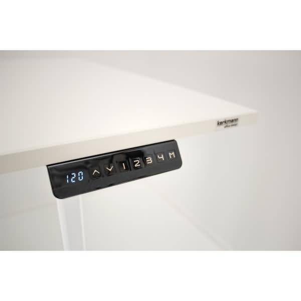 Sitz-/Stehtisch Move 3 fresh BxTxH 100x60x72-120cm grafit/weiß