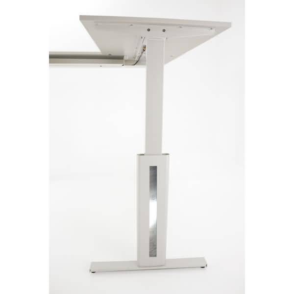 Sitz-/Stehtisch Move 3 fresh BxTxH 120x80x72-120cm lichtgrau/weiß