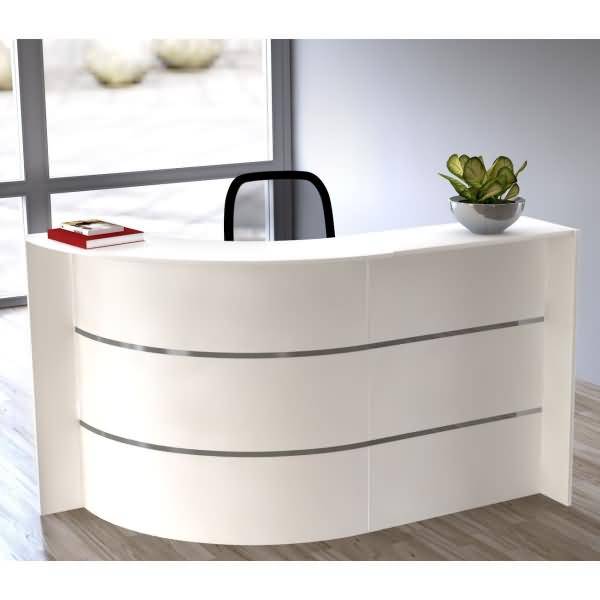 Bogen-Theke Bari BxHxT 175x112x95cm weiß