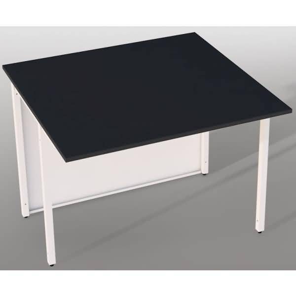 Theke Cento Erweiterungselement Tisch BxTxH 100x95x74cm anthrazit/weiß