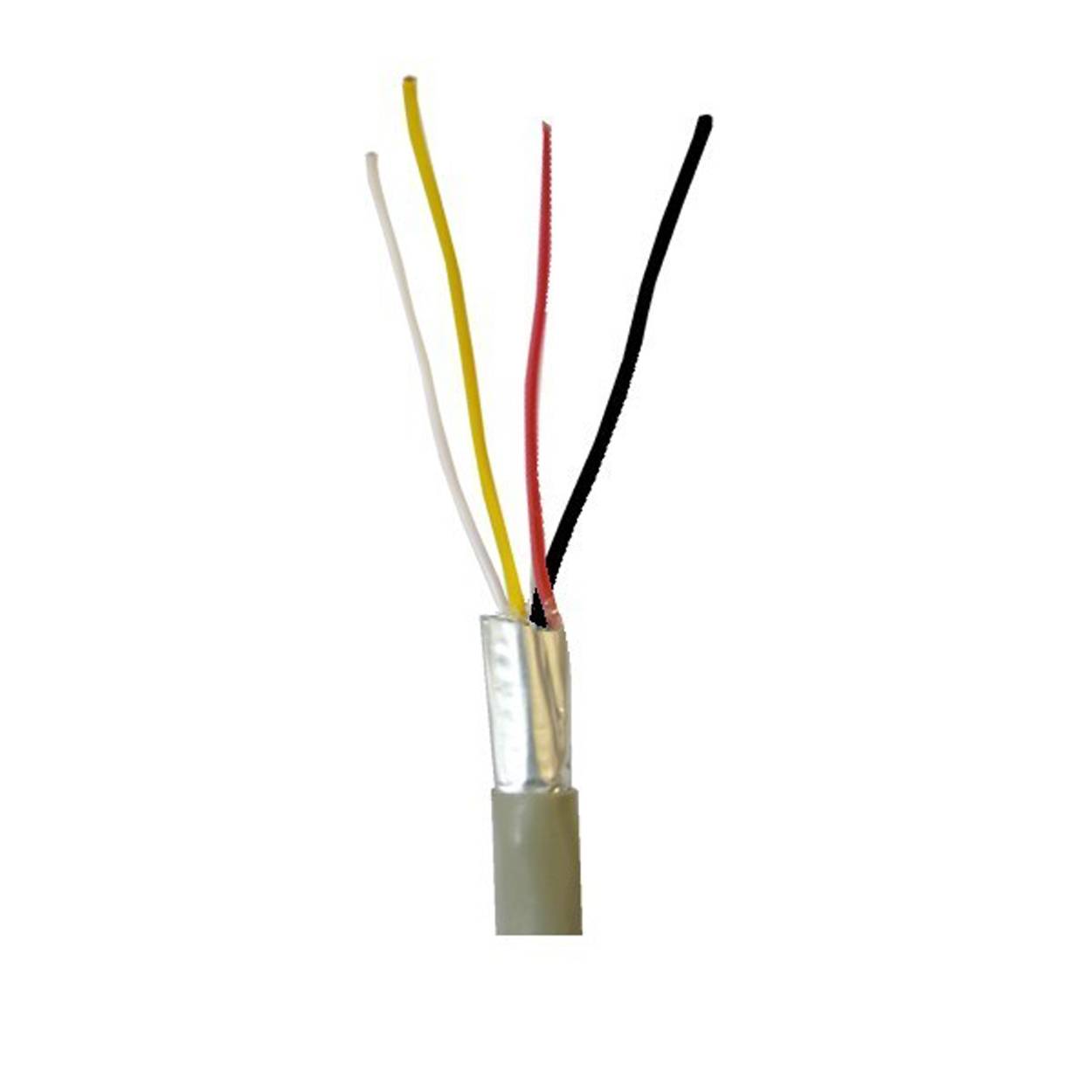 PremiumX 100m Telefonkabel 2x2x0,6mm J-Y(ST)Y Telefonleitung 4-Adern rund Fernmeldekabel Installationsleitung Verlegekabel