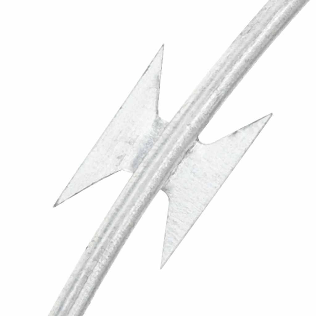 vidaXL NATO-Stacheldraht Verzinkter Stahl 300 m