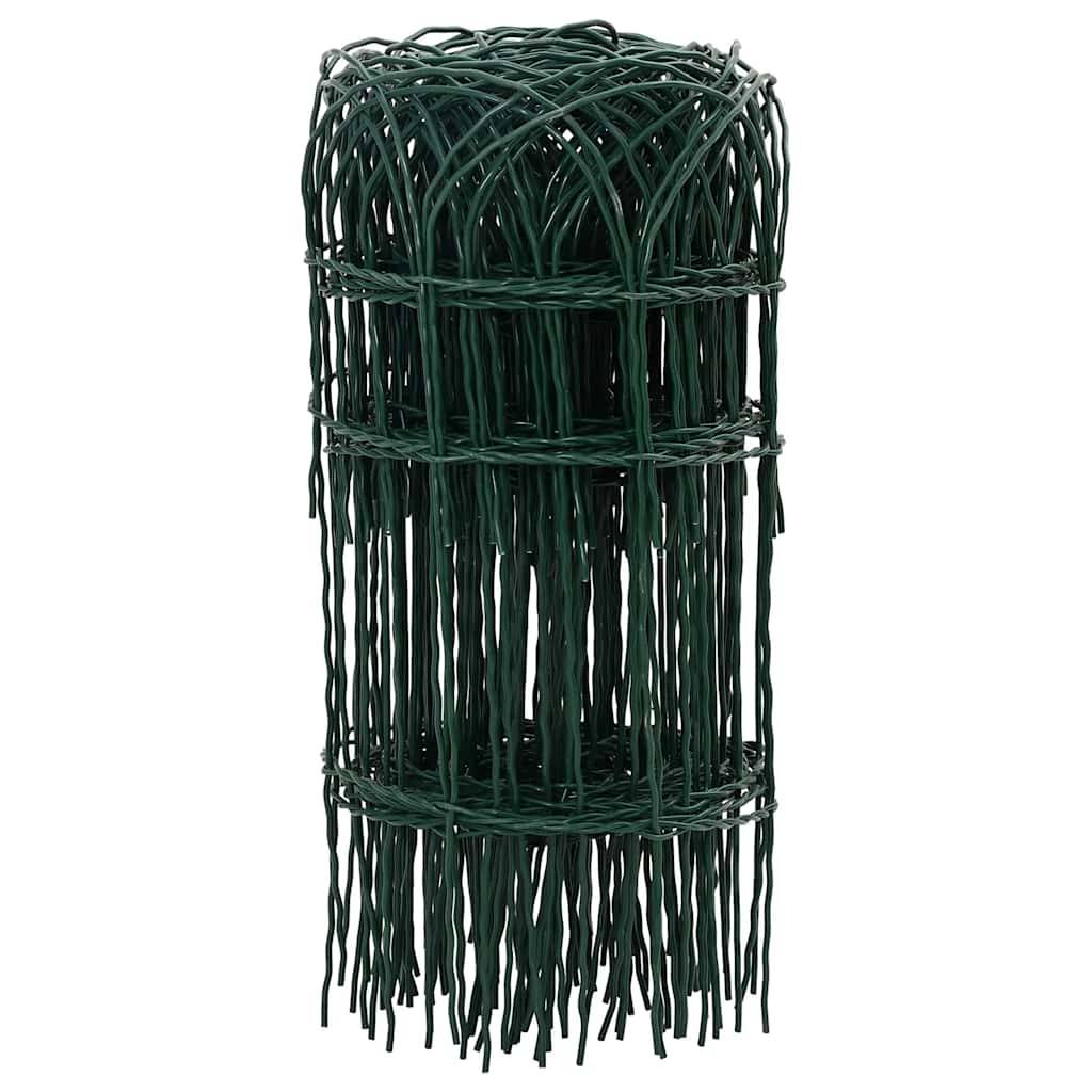 vidaXL Beetzaun Pulverbeschichtetes Eisen 10x0,4 m