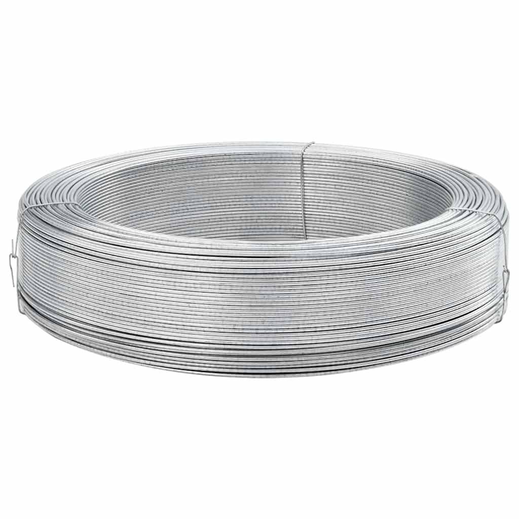 vidaXL Zaun-Bindedraht 250 m 2 mm Stahl