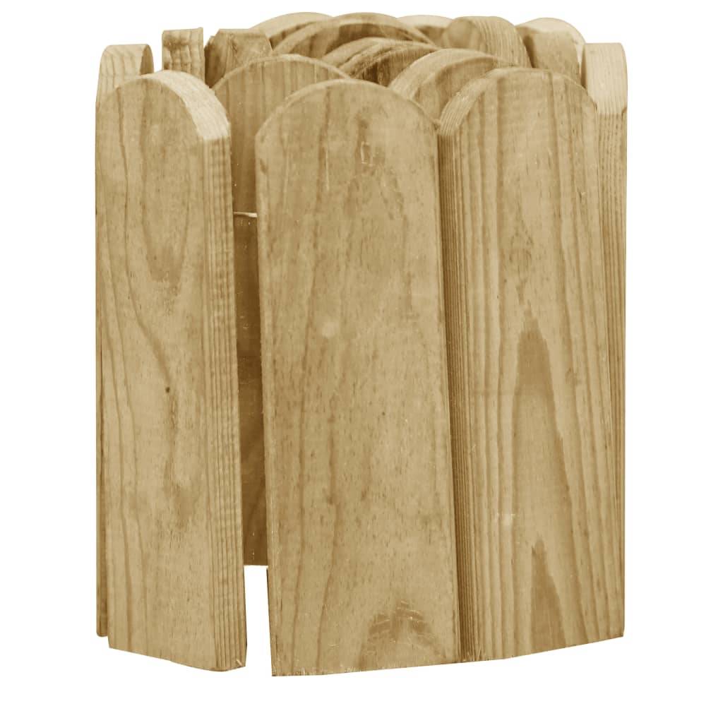 vidaXL Beeteinfassungen 3 Stk. 120 cm Kiefernholz Imprägniert