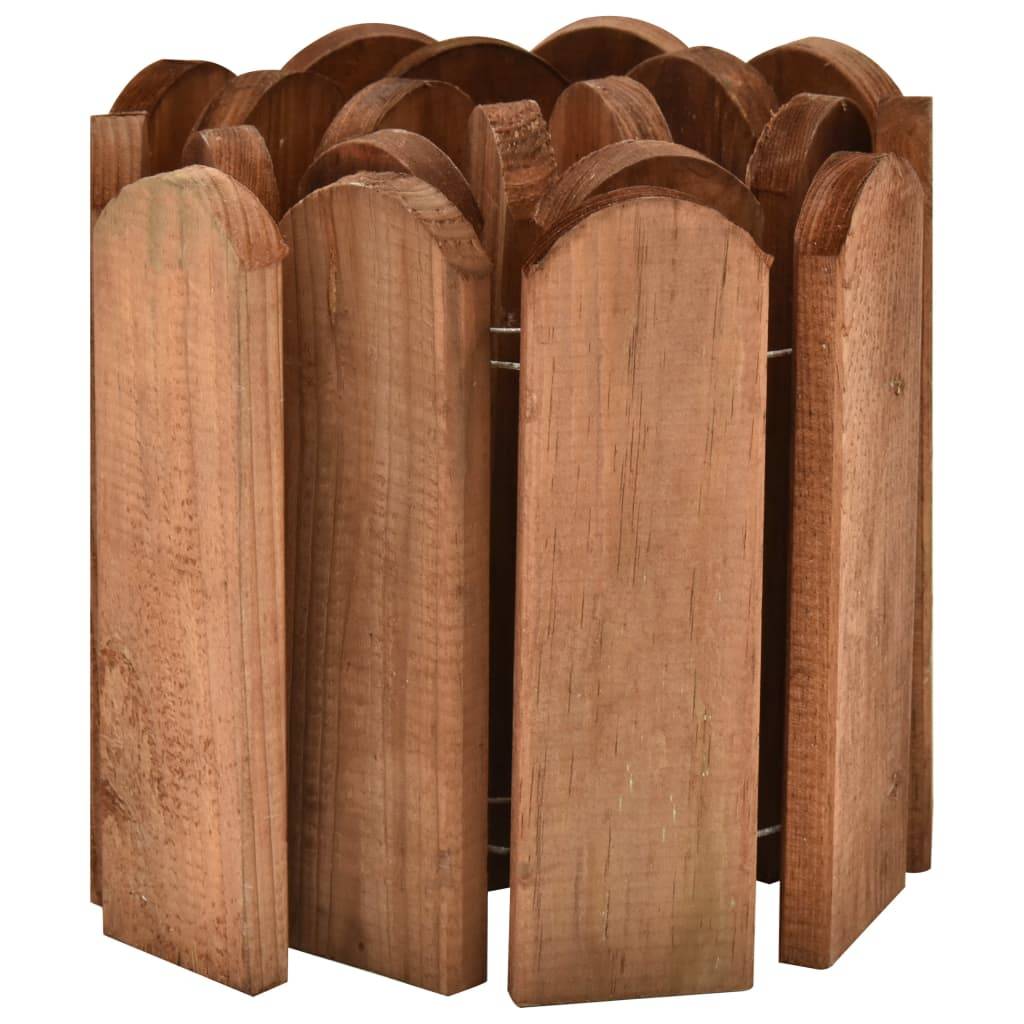 vidaXL Beeteinfassungen 2 Stk. 120 cm Kiefernholz Imprägniert