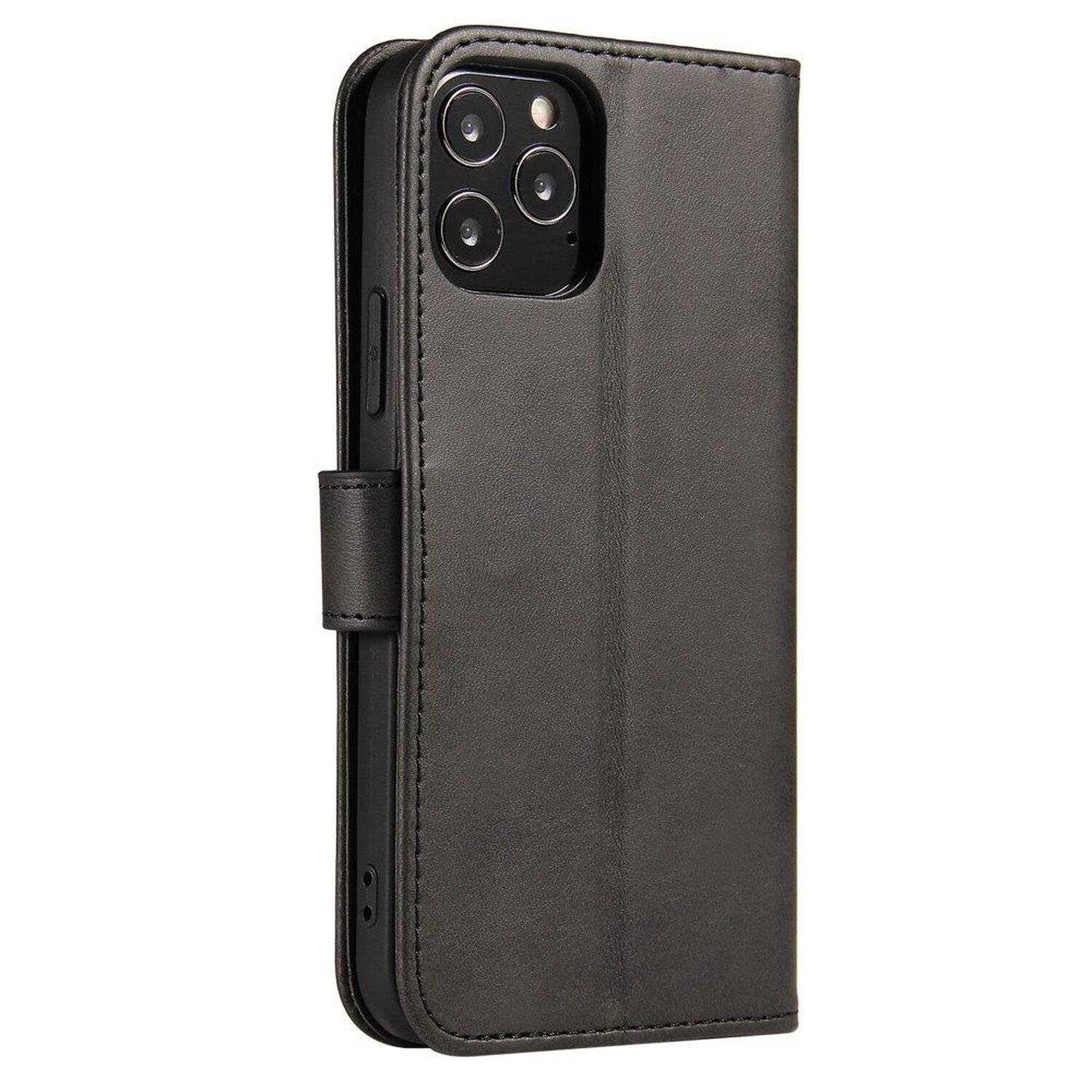 Premium Magnet Case Buch Tasche Schutzhülle aufklappbare Hülle Standfunktion für Samsung Galaxy A72 (A725F) Schwarz