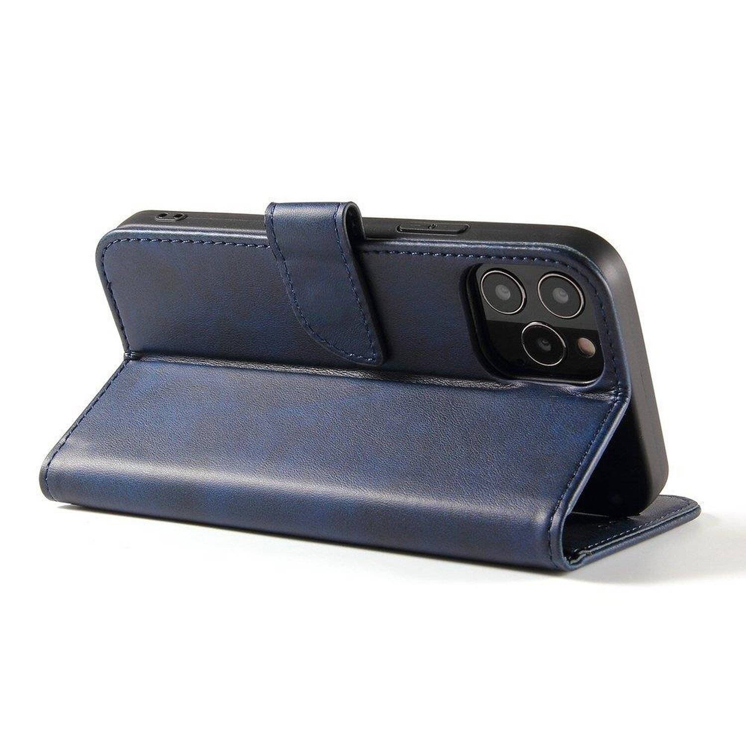 Premium Magnet Case Buch Tasche Schutzhülle aufklappbare Hülle Standfunktion Zubehör für Xiaomi Mi 11 Blau