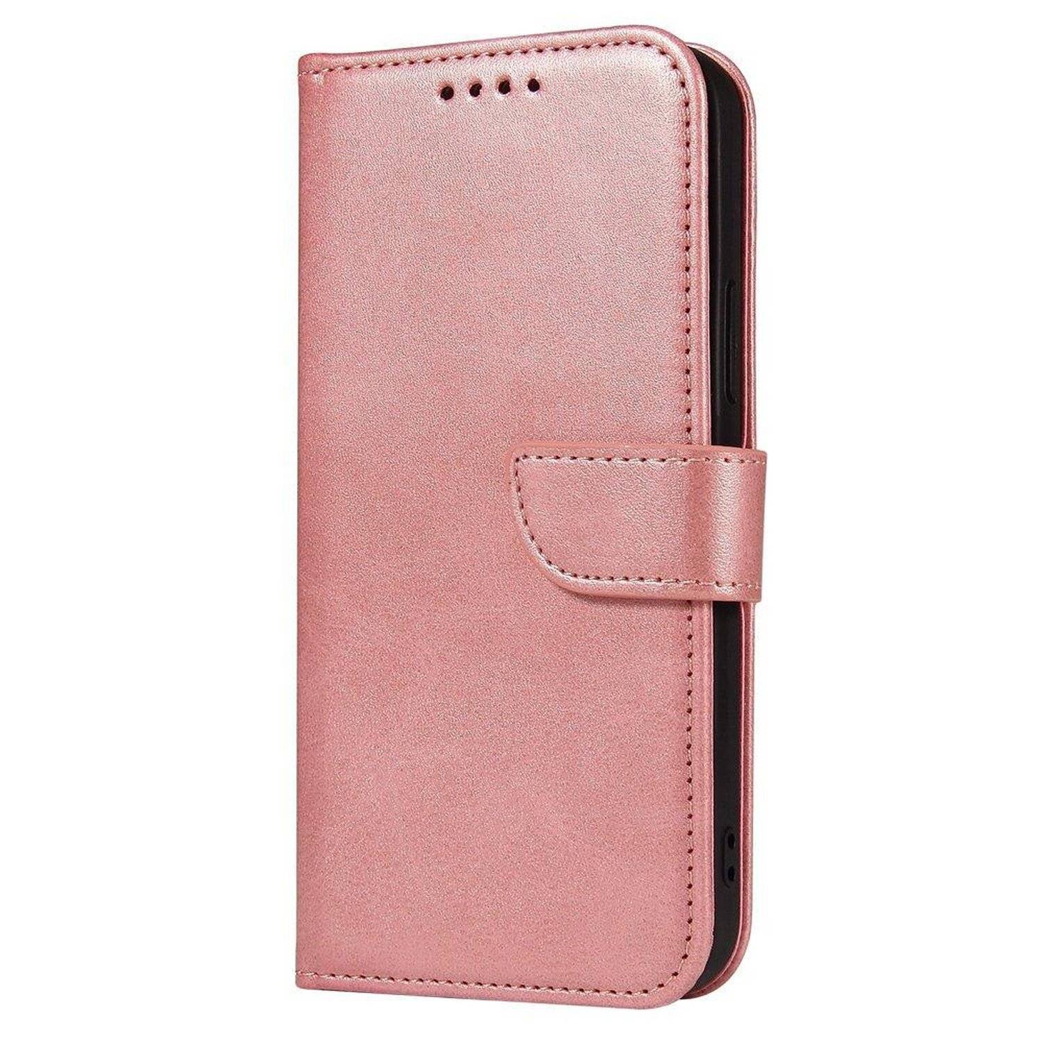 Premium Magnet Case Buch Tasche Schutzhülle aufklappbare Hülle Standfunktion Zubehör für Xiaomi Mi 11 Rosa