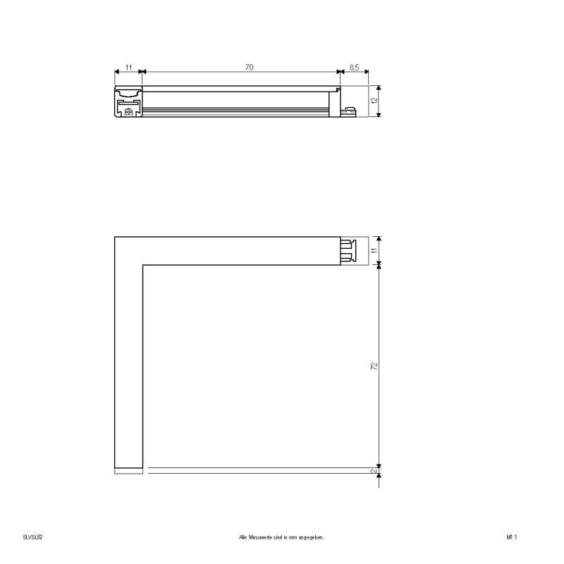 EVN Lichttechnik LED-Anbauleuchte 24V SLVSL02