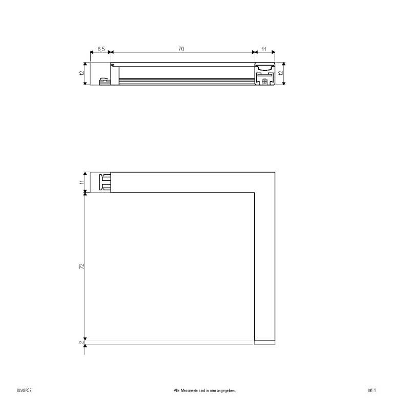 EVN Lichttechnik LED-Anbauleuchte 24V SLVSR02