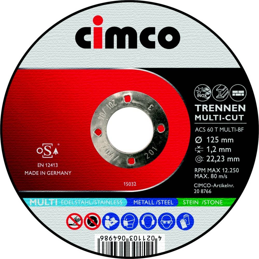Cimco Werkzeuge Trennscheibe Multicut 208766